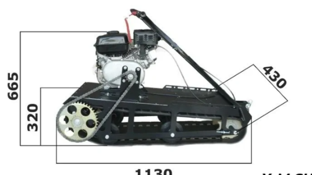 Мотобуксировщик XTREME-MOTORS "Конек-Горбунок" 6.5 л.с. в Ульяновске