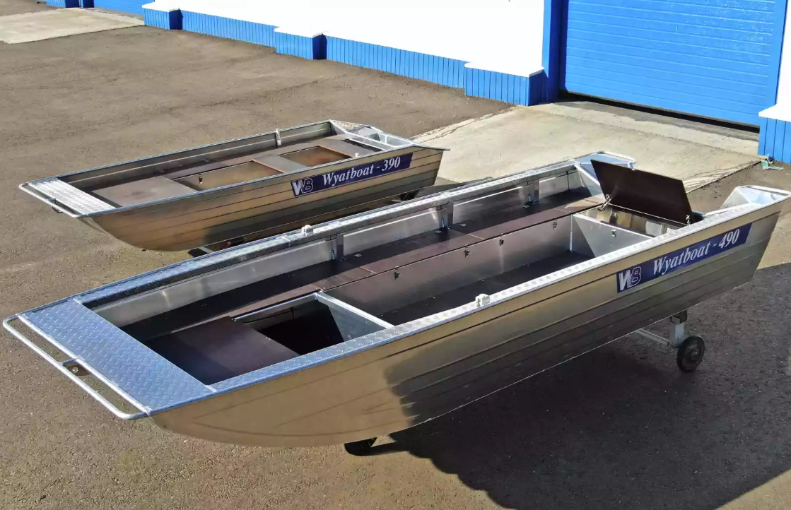 Алюминиевая лодка Wyatboat-490 Jonboat в Ульяновске