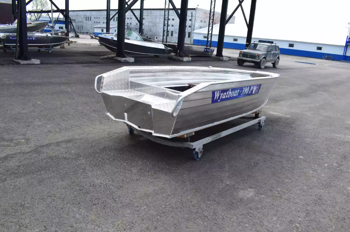 Алюминиевая лодка Wyatboat-390Р Увеличенный борт в Ульяновске