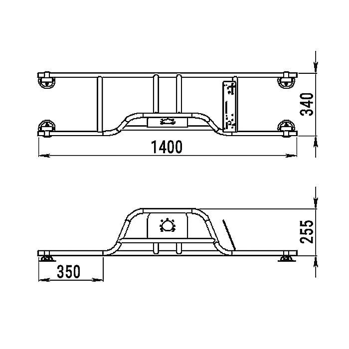 Стойка рулевая с бортовым креплением малая в Ульяновске