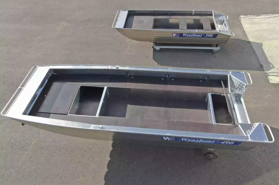 Алюминиевая лодка Wyatboat-490 Jonboat в Ульяновске