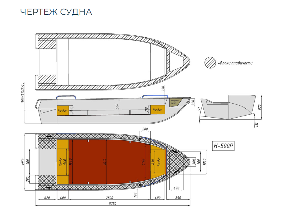 Алюминиевая лодка Неман-500 P в Ульяновске