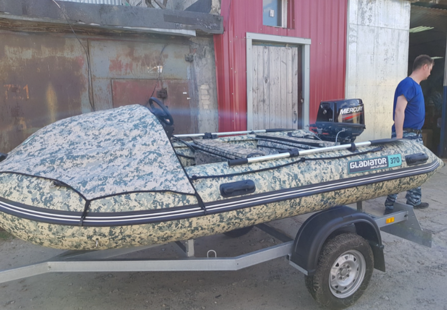 НАДУВНАЯ ЛОДКА GLADIATOR C370AL в Ульяновске