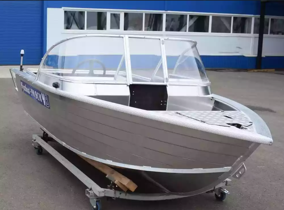 Алюминиевая лодка Wyatboat-390 DCM Увеличенный борт в Ульяновске
