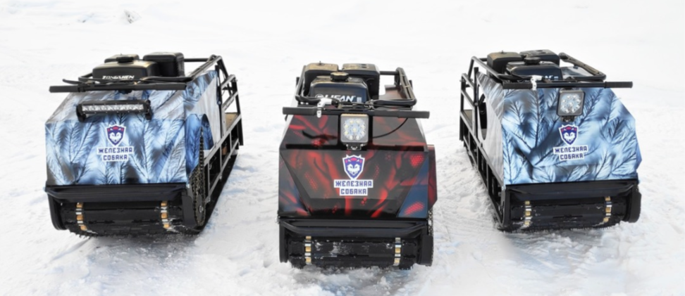 Мотобуксировщик Irondog (Железная собака) M500 20  Камуфляж Охотник в Ульяновске