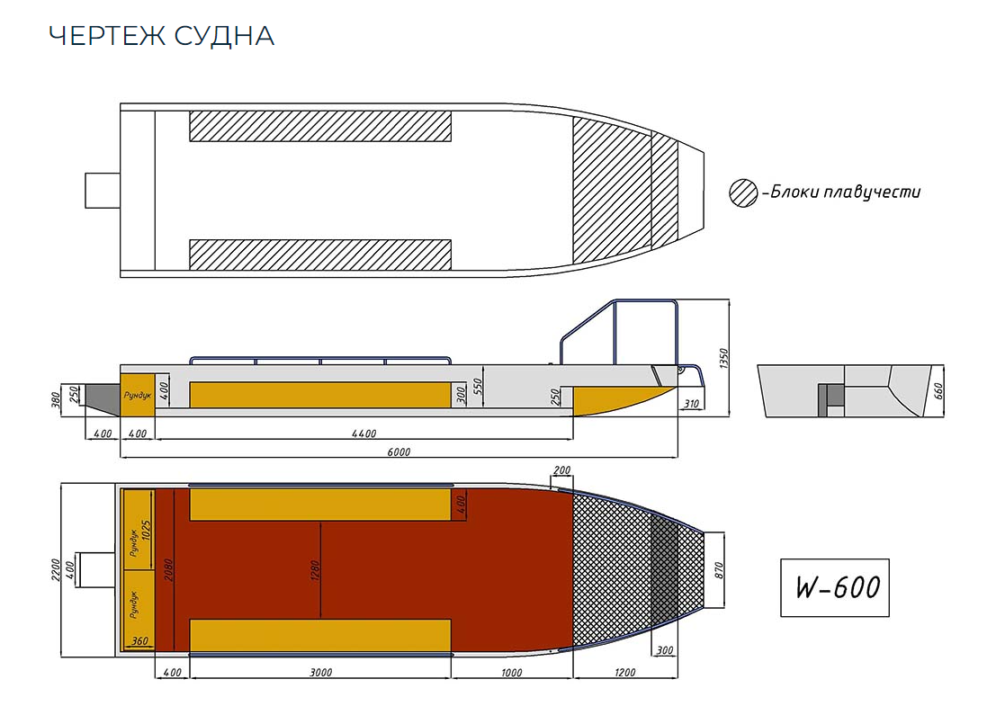Алюминиевая лодка Wyatboat-600 в Ульяновске