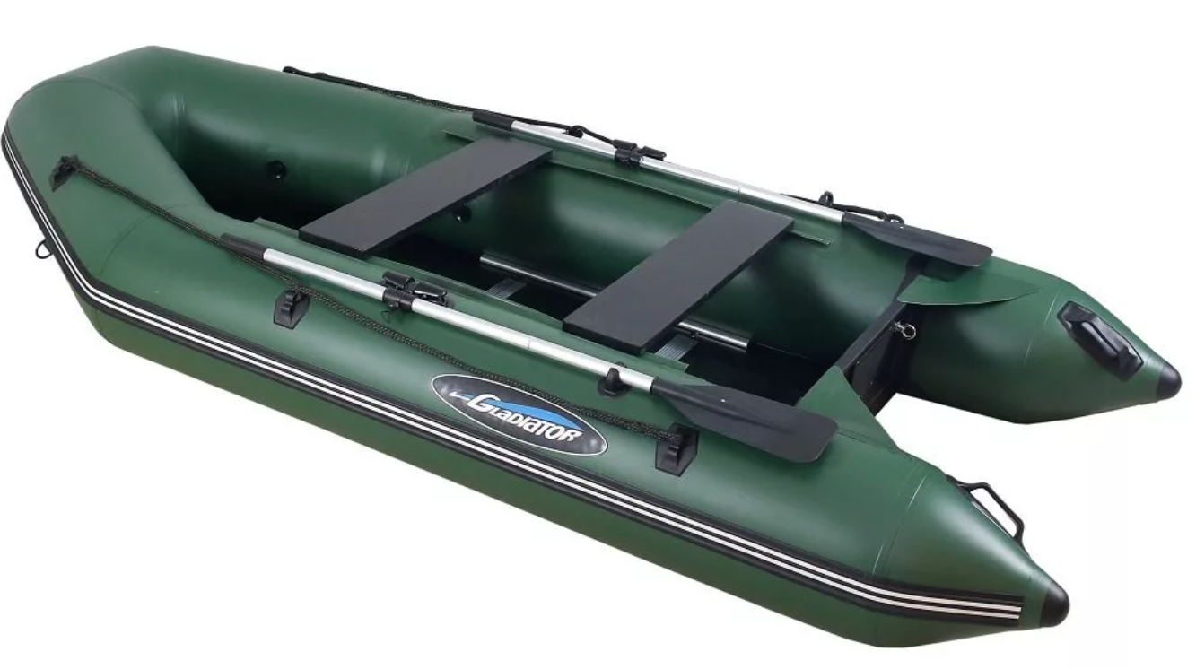 МОТОРНО-ГРЕБНАЯ ЛОДКА ПВХ GLADIATOR A 280 ТК С ФАНЕРНЫМ ДНОМ в Ульяновске