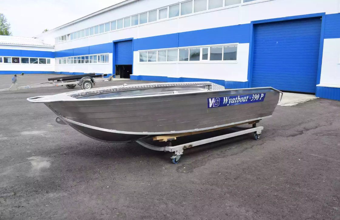 Алюминиевая лодка Wyatboat-390Р Увеличенный борт в Ульяновске