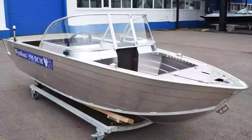 Алюминиевая лодка Wyatboat-390 DCM Увеличенный борт в Ульяновске
