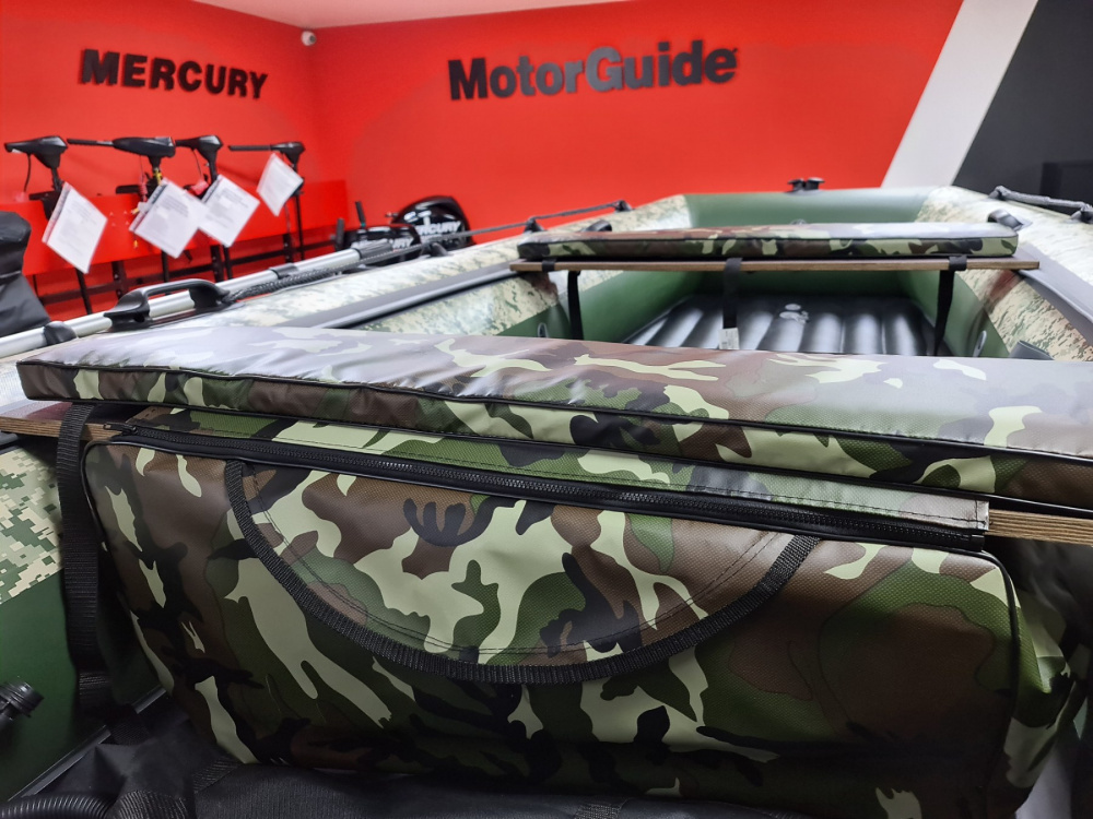 КОМПЛЕКТ МЯГКИХ НАКЛАДОК С СУМКОЙ ДЛЯ ЛОДОК 105Х20 КАМУФЛЯЖ в Ульяновске