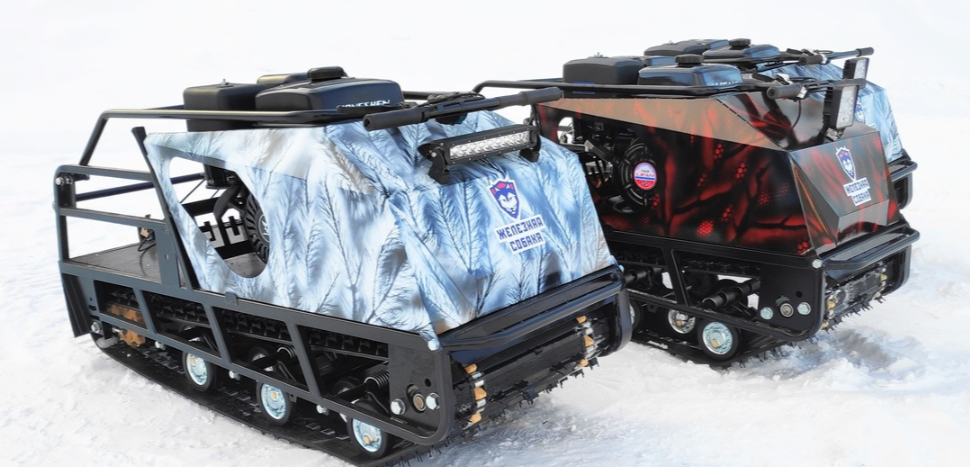 Мотобуксировщик Irondog (Железная собака) M500 20  Камуфляж Охотник в Ульяновске