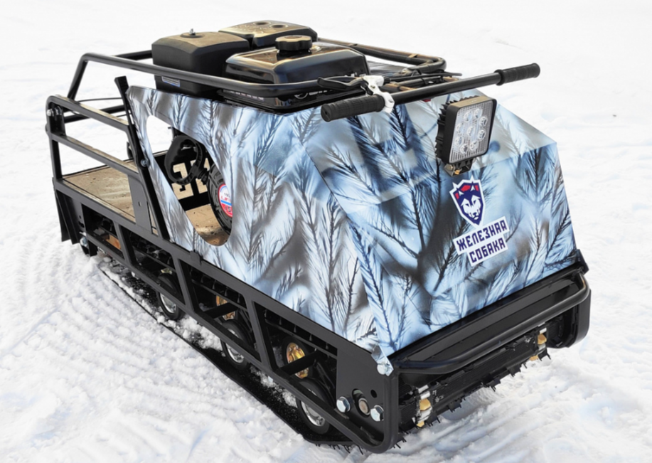 Мотобуксировщик Irondog (Железная собака) M500 20  Камуфляж Охотник в Ульяновске