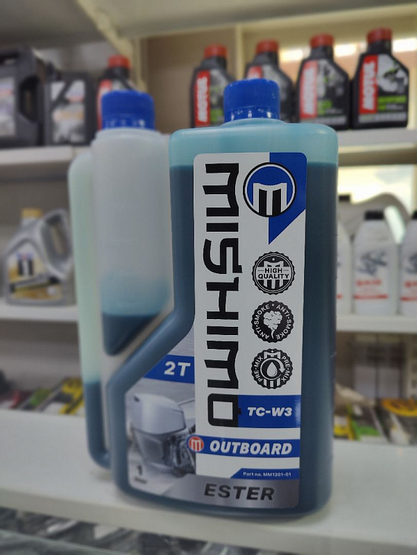 Масло MISHIMO 2T OUTBOARD (ESTER) полусинтетика 1 л в Ульяновске