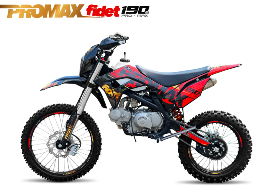 Мотоцикл (питбайк) PROMAX FIDET (ФАЙДЕТ) 190E MAX PRO LUX 19/16 в Ульяновске