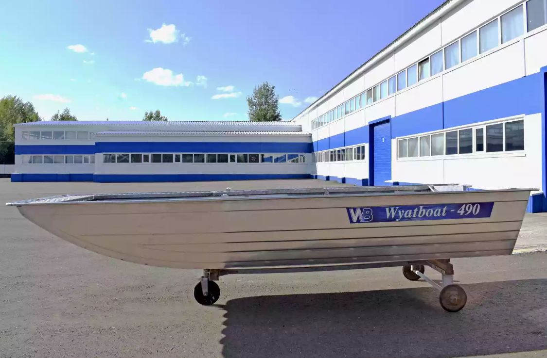 Алюминиевая лодка Wyatboat-490 Jonboat в Ульяновске