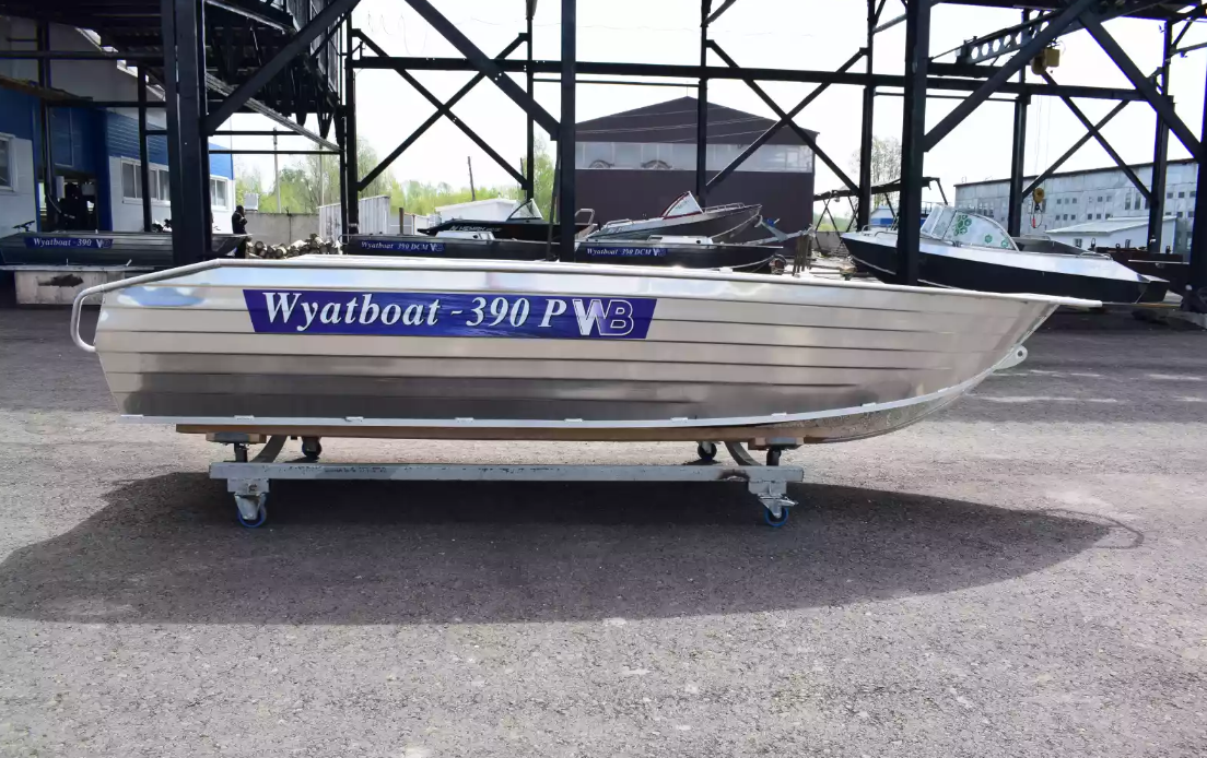 Алюминиевая лодка Wyatboat-390Р Увеличенный борт в Ульяновске
