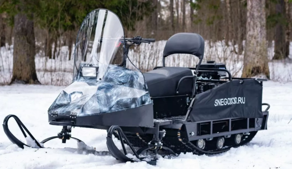 Миниснегоход Егерь Экспедитор 20 л.с. , реверс, тормоз, капот белый в Ульяновске
