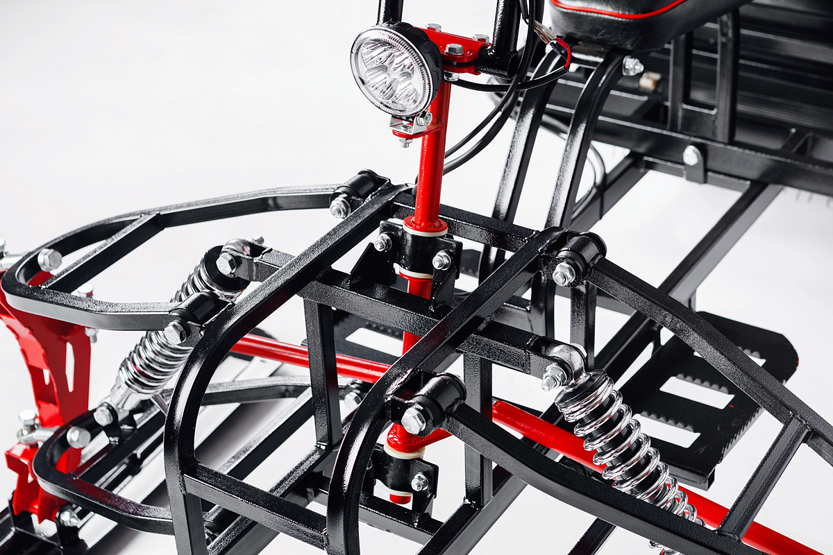 Лыжный модуль IKUDZO с подогревом ручек пластиковые лыжи в Ульяновске