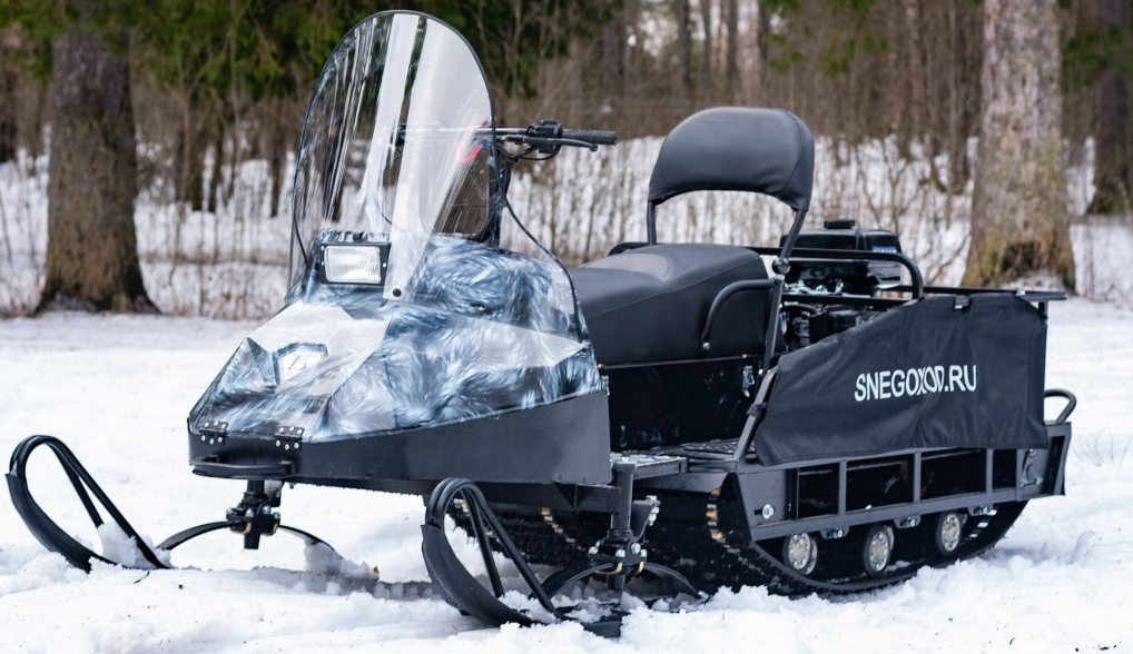 Миниснегоход Бурлак Егерь Экспедитор 17 л.с. , реверс, тормоз, капот белый в Ульяновске