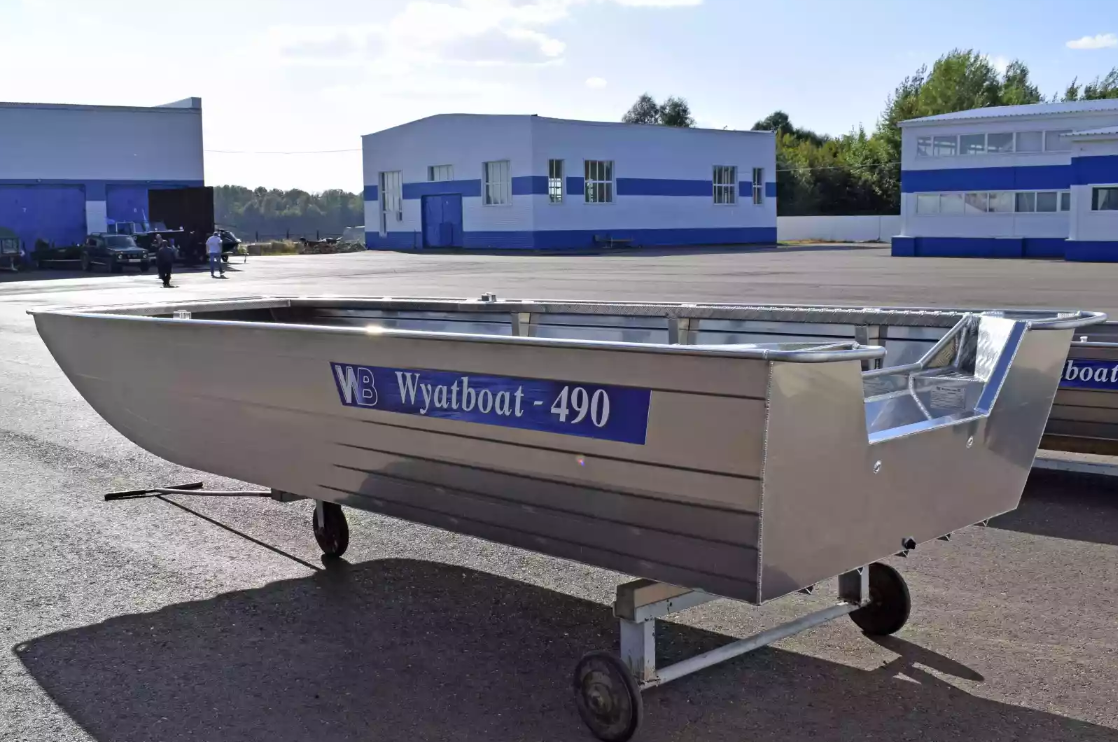 Алюминиевая лодка Wyatboat-490 Jonboat в Ульяновске