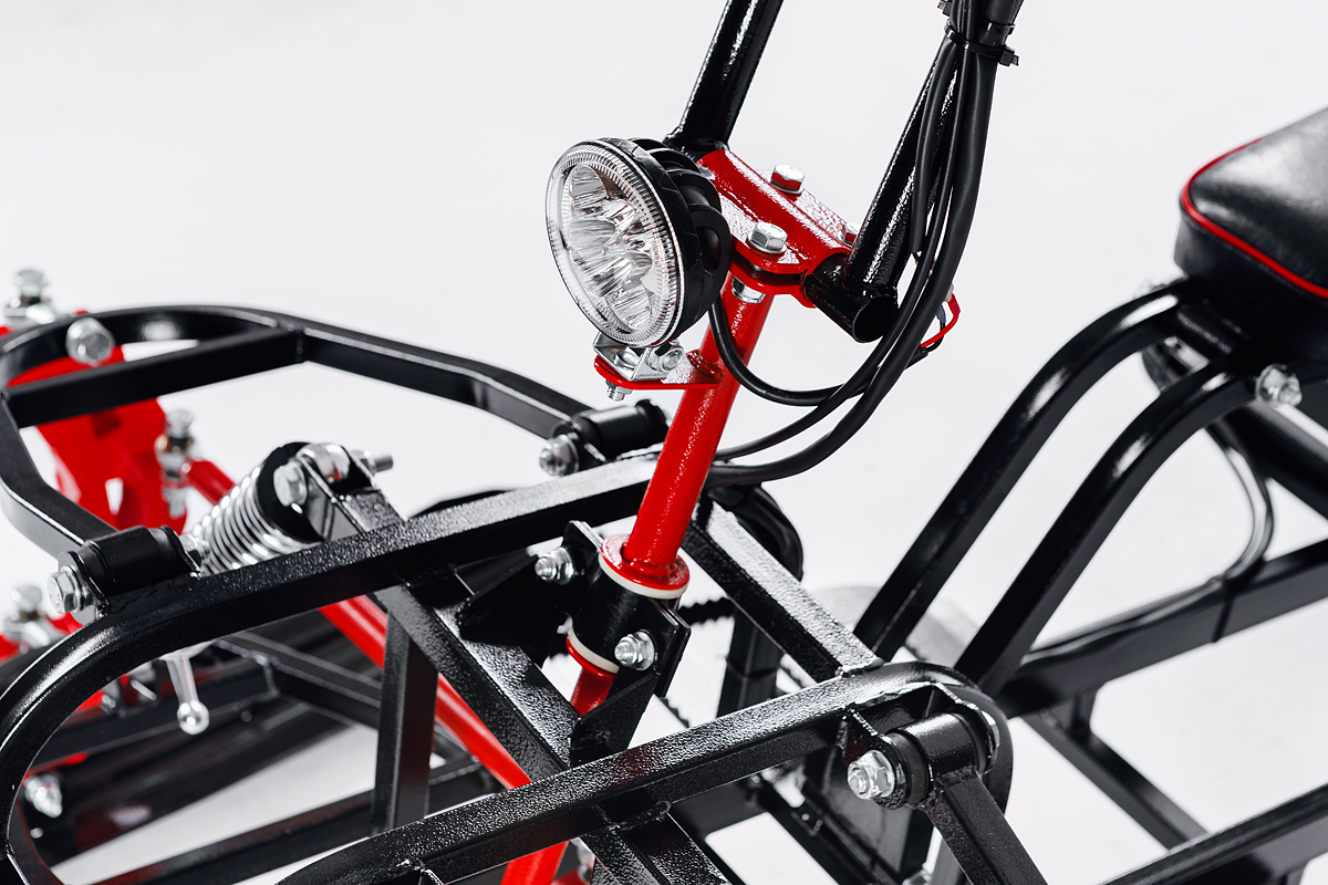 Лыжный модуль IKUDZO с подогревом ручек пластиковые лыжи в Ульяновске