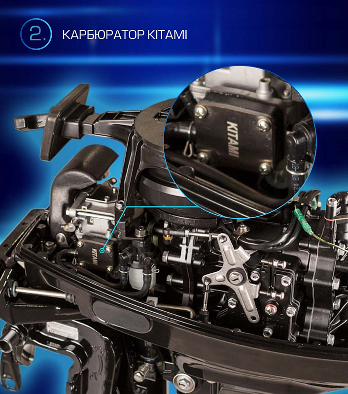 Лодочный мотор MARLIN PROLINE MP 9.9 (20) AWRL FORCE в Ульяновске