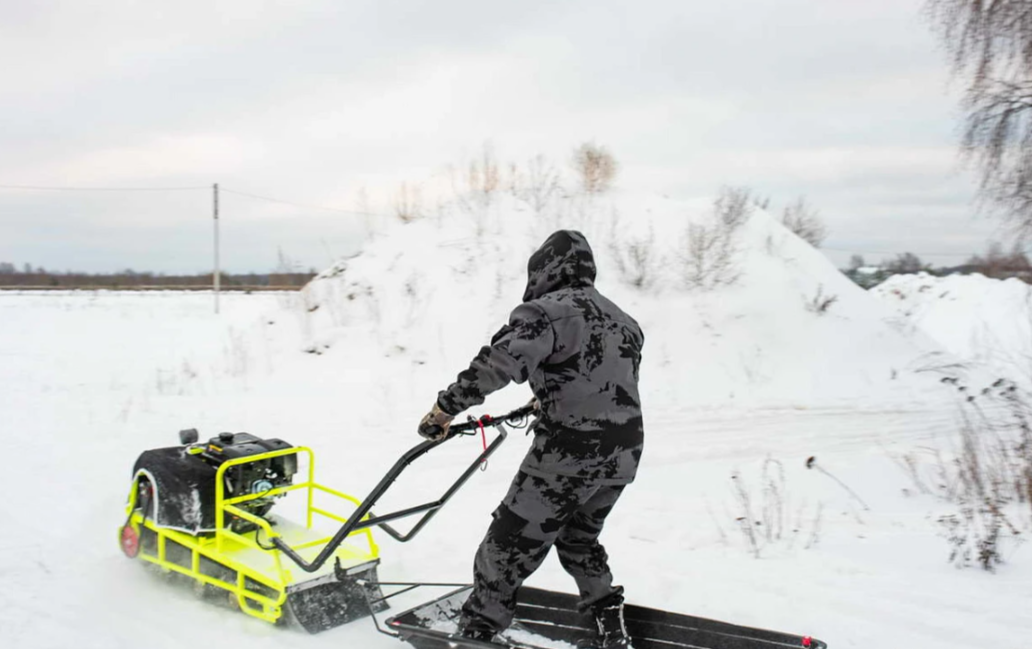 Мотобуксировщик Бурлак ХОЗЯИН-1 (капот ткань) в Ульяновске