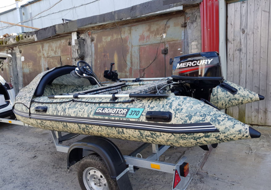НАДУВНАЯ ЛОДКА GLADIATOR C370AL в Ульяновске
