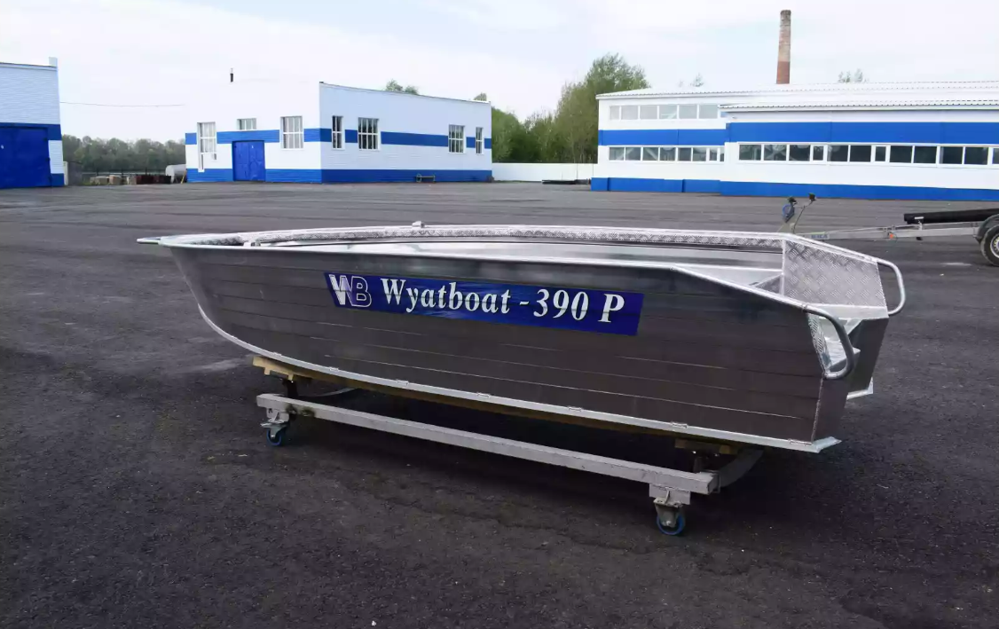 Алюминиевая лодка Wyatboat-390Р Увеличенный борт в Ульяновске