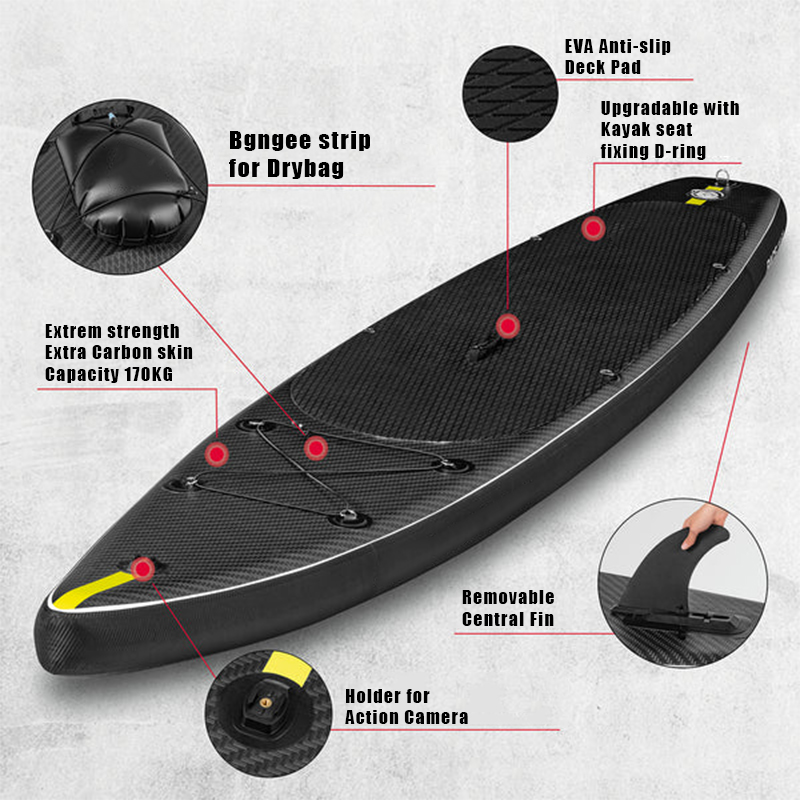 SUP (САП) ДОСКА MISHIMO CARBON DARKSIDE 11’ (335СМ) в Ульяновске