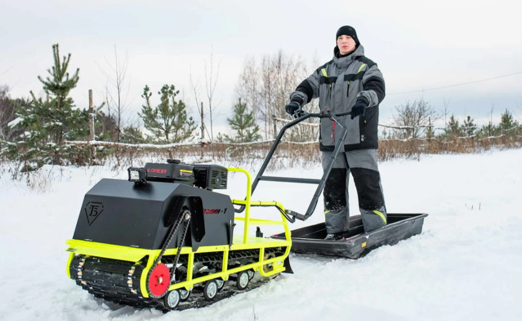 Мотобуксировщик Бурлак ХОЗЯИН-1 (капот ткань) в Ульяновске
