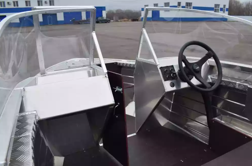 Алюминиевая лодка Wyatboat-390 DCM Увеличенный борт в Ульяновске