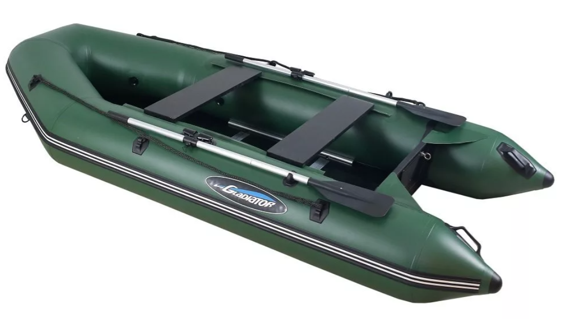 МОТОРНО-ГРЕБНАЯ ЛОДКА ПВХ GLADIATOR А 340 ТК С ФАНЕРНЫМ ПОЛОМ в Ульяновске