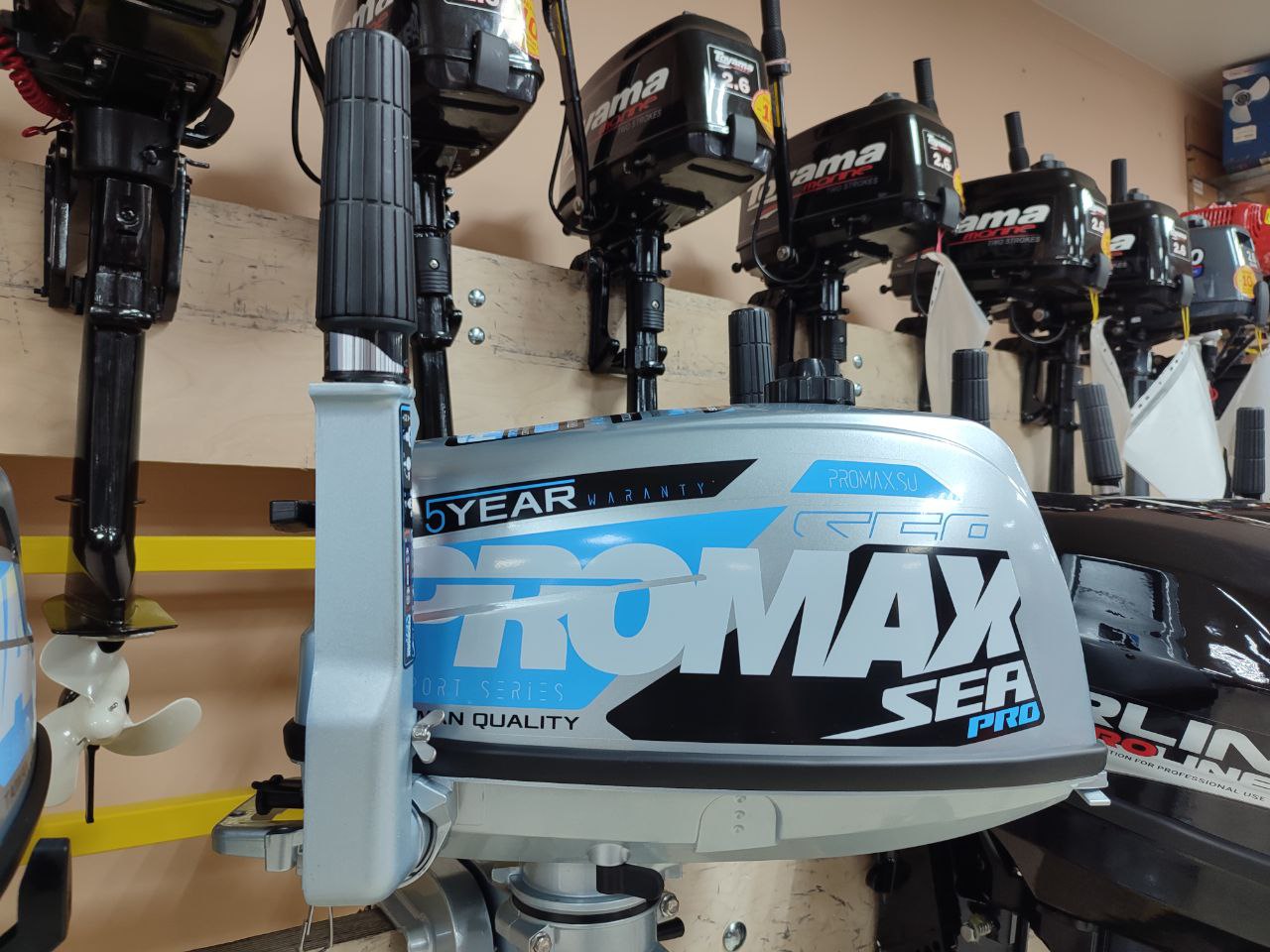 Лодочный мотор PROMAX SP5FHS (внешний бак 12 л) в Ульяновске