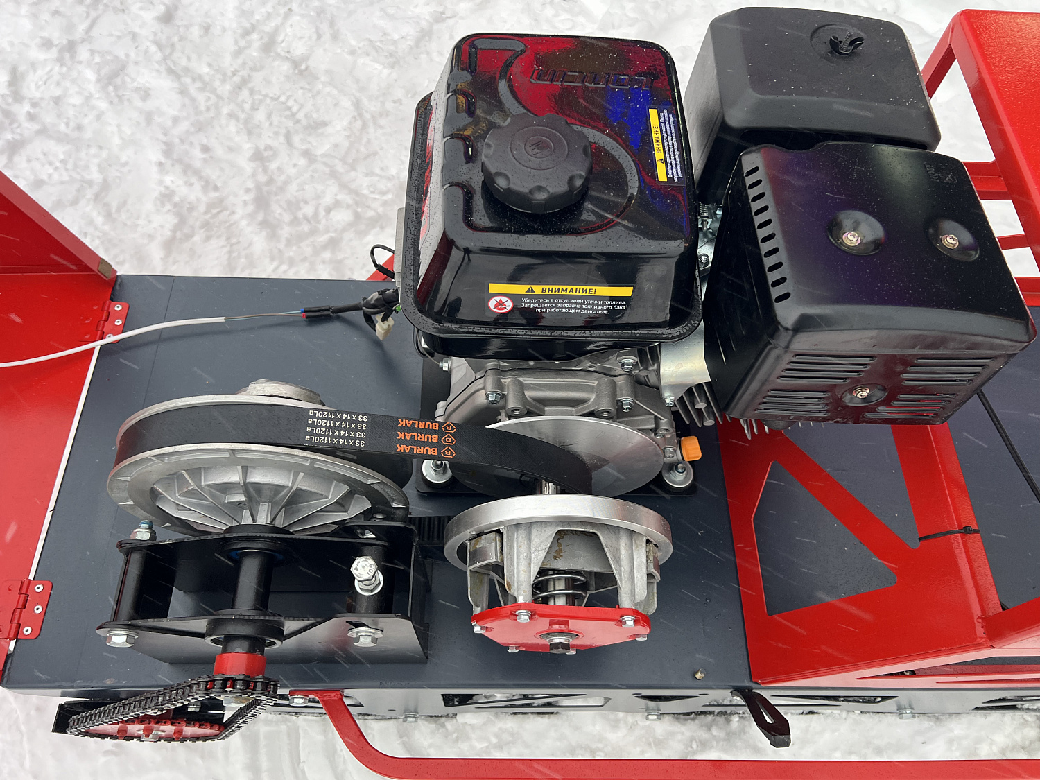 Мотобуксировщик EX-MOTO SNOWDOG S500 15л.с в Ульяновске