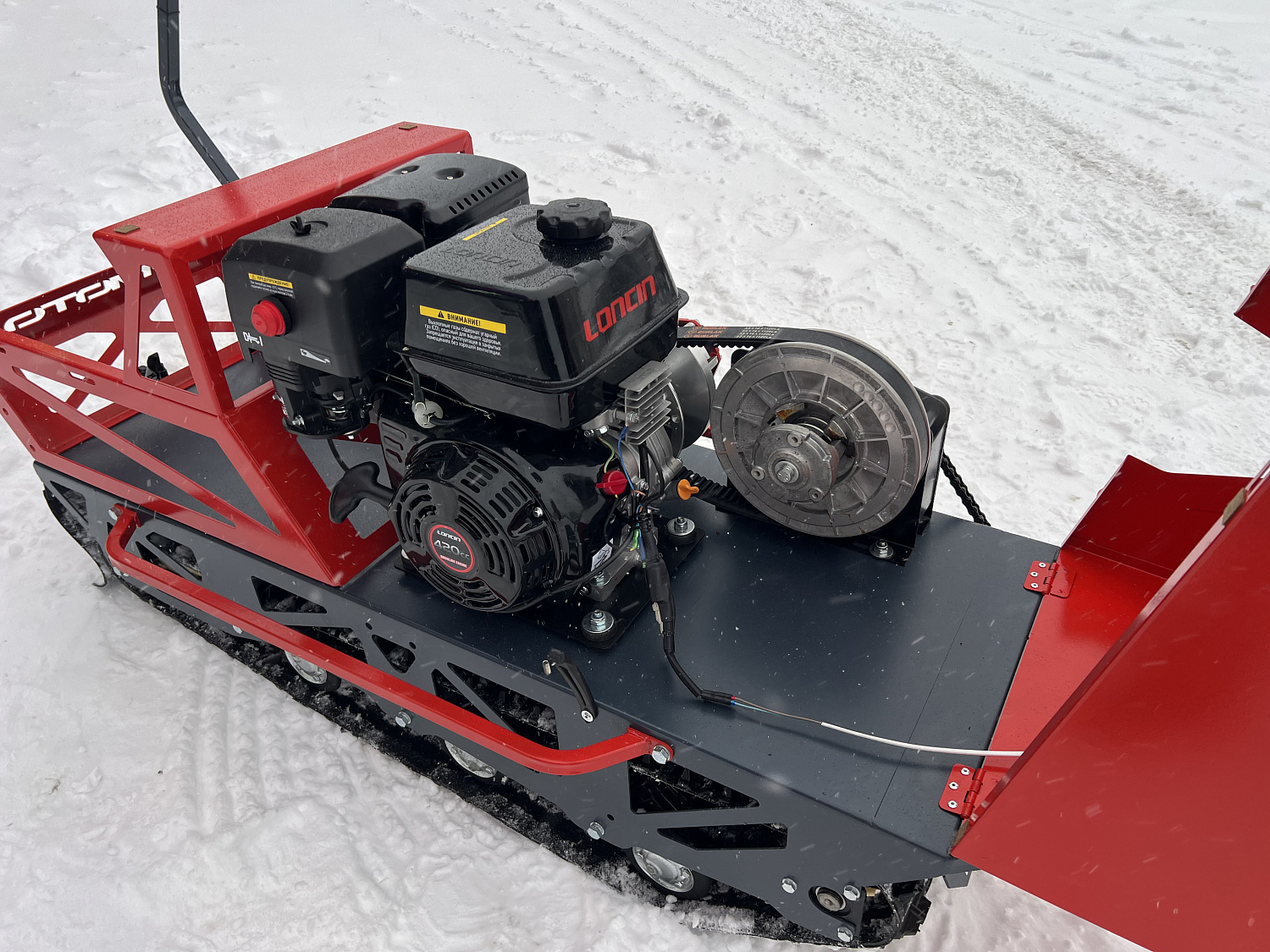 Мотобуксировщик EX-MOTO SNOWDOG S500 15л.с в Ульяновске