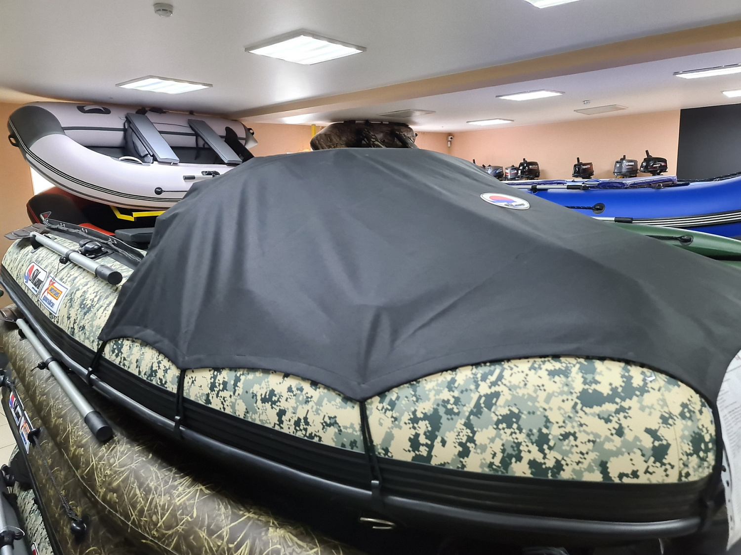 КОМПЛЕКТ НОСОВОГО ТЕНТА К ЛОДКЕ SMARINE AIR MAX 330 ЧЕРНЫЙ в Ульяновске