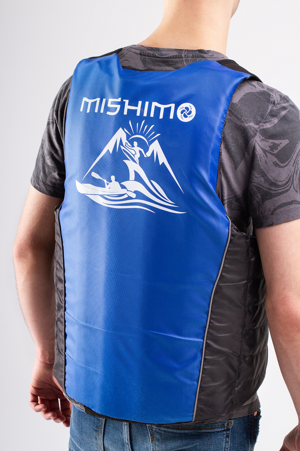 Жилет спасательный MISHIMO PRO Премиум качества Черно-синий в Ульяновске