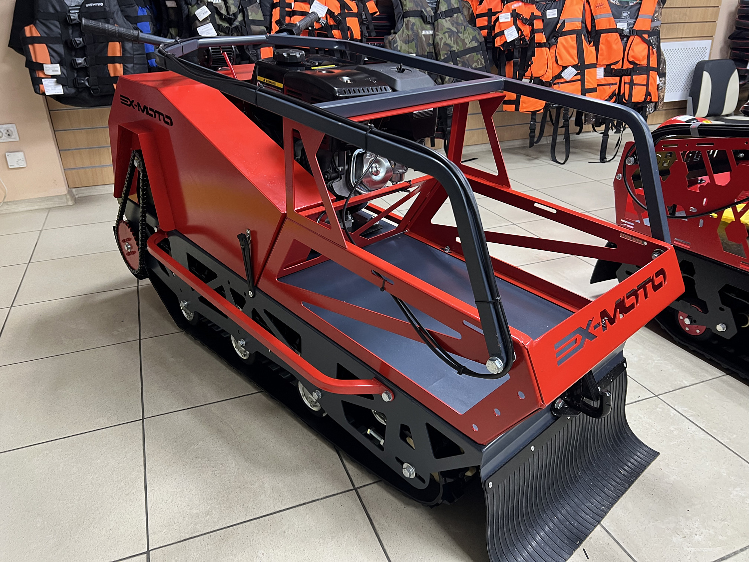 Мотобуксировщик EX-MOTO SNOWDOG S500 15л.с в Ульяновске